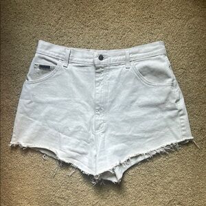 White Denim Women's Shorts